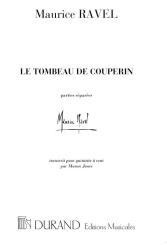 Ravel, Maurice: Le tombeau de Couperin pour hautbois, flute, clarinette, basson et cor en fa, Parties 