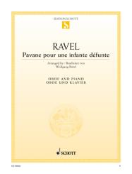 Ravel, Maurice: Pavane pour une infante défunte für Oboe und Klavier 