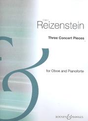 Reizenstein, Franz: 3 Concert Pieces for oboe and piano 