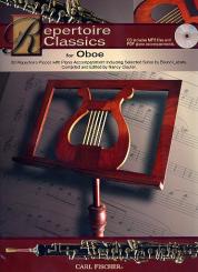 Repertoire Classics (+MP3-CD) for oboe and piano, piano accompaniment as PDF 