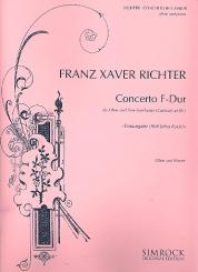 Richter, Franz Xaver: Konzert F-Dur für Oboe und Orchester, für Oboe und Klavier 