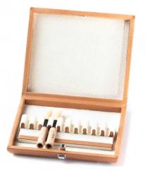 Leather case for 10 oboe reeds 