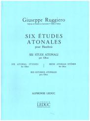 Ruggiero, Giuseppe: 6 études atonales pour hautbois  