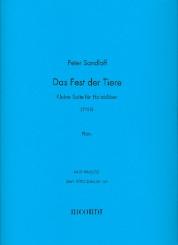 Sandloff, Peter: Das Fest der Tiere für große Flöte, Oboe, Klarinette und Fagott, Stimmensatz 