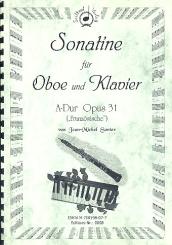 Santer, Jean-Michel: Sonatine A-Dur op.31 für Oboe und Klavier 