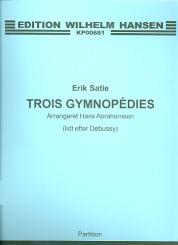 Satie, Erik: 3 Gymnopédies for oboe and string quartet, score,  archive copy 