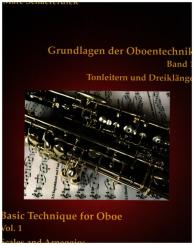 Schaeferdiek, Marc: Grundlagen der Oboentechnik Band 1 - Tonleitern und Dreiklänge für Oboe 