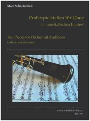 Schaeferdiek, Marc: Probespielstellen im musikalischen Kontext für Oboe 