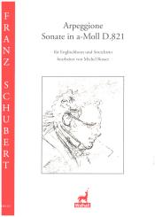 Schubert, Franz: Arpeggione - Sonate in a-Moll D. 821 für Englischhorn und Streichtrio, Partitur und Stimmen 