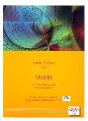 Serrano, Daniel: Mobile für Flöte, Oboe, Klarinette, Horn und Fagott, Partitur und Stimmen 