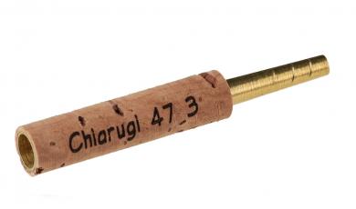 Tudel para oboe: Chiarugi 3, latón - 47mm 