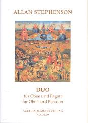 Stephenson, Allan: Duo für Oboe und Fagott, Partitur und Stimmen 
