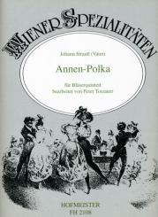 Strauß, Johann (Vater): Annen-Polka op.137 für Flöte, Oboe, Klarinette, Horn und Fagott 