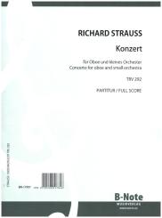Strauss, Richard: Konzert TRV292 für Oboe und kleines Orchester, Partitur 