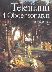 Telemann, Georg Philipp: 4 Sonaten für Oboe und Bc 