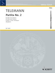 Telemann, Georg Philipp: Partita g major no.2 for oboe and bc 
