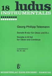 Telemann, Georg Philipp: Sonate B-Dur für Oboe und Klavier  