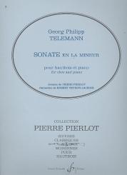 Telemann, Georg Philipp: Sonate en la mineur pour hautbois et piano 