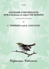 Triebert, Charles: Fantaisie concertante on Rossini's l'Italiana in Algeri for oboe, bassoon and piano, parts 