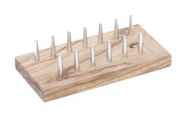 Reed drying stand with metal pegs 