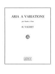 Vachey, Henri: Aria a Variations pour hautbois et piano  