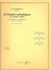 Verroust, Stanislas: 24 études mélodiques op.65 vol.2 pour hautbois ou saxophone 