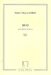 Villa-Lobos, Heitor: Duo pour hautbois et basson partition 
