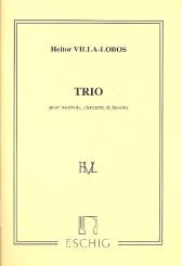 Villa-Lobos, Heitor: Trio pour hautbois, clarinette et basson, parties 