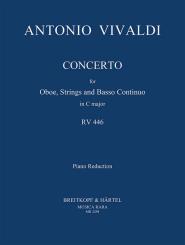 Vivaldi, Antonio: Concerto C major RV446 for oboe, strings and bc, for oboe and piano 