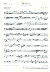 Vivaldi, Antonio: Konzert a-Moll RV461 für Oboe, Streicher und Bc, Violoncello/Kontrabass 
