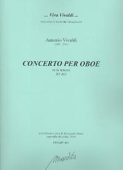 Vivaldi, Antonio: Konzert a-Moll RV461 für Oboe und Streicher, Partitur und Stimmen (Bc nicht ausgesetzt) (Streicher 1-1-1-1) 