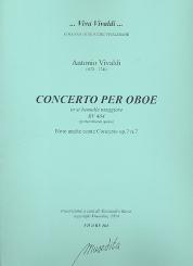 Vivaldi, Antonio: Konzert B-Dur RV464 für Oboe und Streicher, Partitur und Stimmen (Bc nicht ausgesetzt) (Streicher 1-1-1-1) 