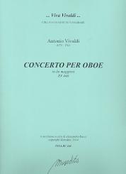 Vivaldi, Antonio: Konzert C-Dur RV446 für Oboe und Streicher, Partitur und Stimmen (Bc nicht ausgesetzt) (Streicher 1-1-1-1) 