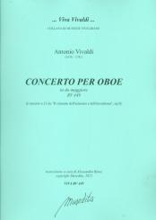 Vivaldi, Antonio: Konzert C-Dur op.8,12 RV449 für Oboe, Streicher und Bc, Partitur und Stimmen 