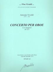 Vivaldi, Antonio: Konzert D-Dur RV453 für Oboe und Streicher, Partitur und Stimmen (Bc nicht ausgesetzt) (Streicher 1-1-1-1) 