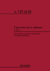 Vivaldi, Antonio: Konzert d-Moll RV454 für Oboe und Streichorchester für Oboe und Klavier 