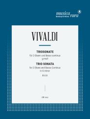 Vivaldi, Antonio: Triosonate g minor RV81 for 2 oboes and bc 