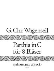 Wagenseil, Georg Christoph: Parthia C-Dur für 2 Oboen, 2 Hörner, 2 Fagotte und 2 Englischhörner, Stimmen 