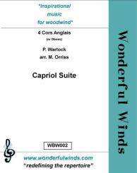 Warlock, Peter (= Heseltine, Philip): Capriol Suite for 4 cors anglais or oboes, score and parts 