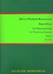 Warner-Buhlmann, Helga: Fun 4 five Band 2 für Flöte, Oboe, Klarinette, Horn und Fagott, Partitur und Stimmen 