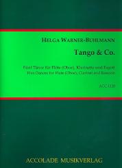 Warner-Buhlmann, Helga: Tango und Co für Flöte (Oboe), Klarinette und Fagott, Partitur und Stimmen 