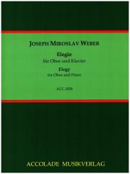 Weber, Joseph Miroslav: Elegie für Oboe und Klavier 