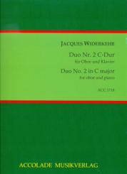 Widerkehr, Jacques-Christian Michel: Duo C-Dur Nr.2 für Oboe und Klavier 