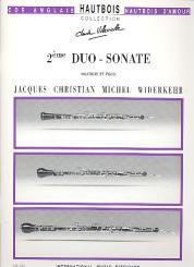 Widerkehr, Jacques-Christian Michel: Duo-Sonate no.2 pour hautbois et piano 