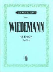 Wiedemann, Ludwig: 45 Etüden für Oboe 