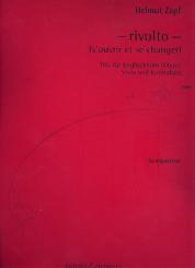 Zapf, Helmut: Rivolto für Oboe (Englischhorn), Viola und Kontrabass, Partitur 