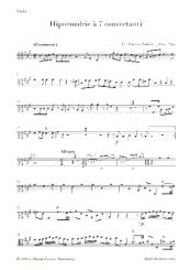 Zelenka, Jan Dismas: Hipocondrie à 7 concertanti für 2 Oboen, Fagott, 2 Violinen, Viola und Violoncello (Kontrabass), Viola 
