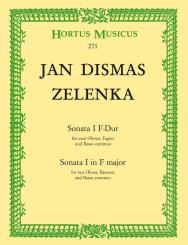 Zelenka, Jan Dismas: Sonate F-Dur Nr.1 für 2 Oboen, Fagott und Bc 