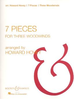 7 Pieces for flute, oboe and clarinet, score 