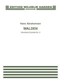 Abrahamsen, Hans: Walden - Wind Quintet No 2 for flute, oboe, clarinet, horn and bassoon, study score 